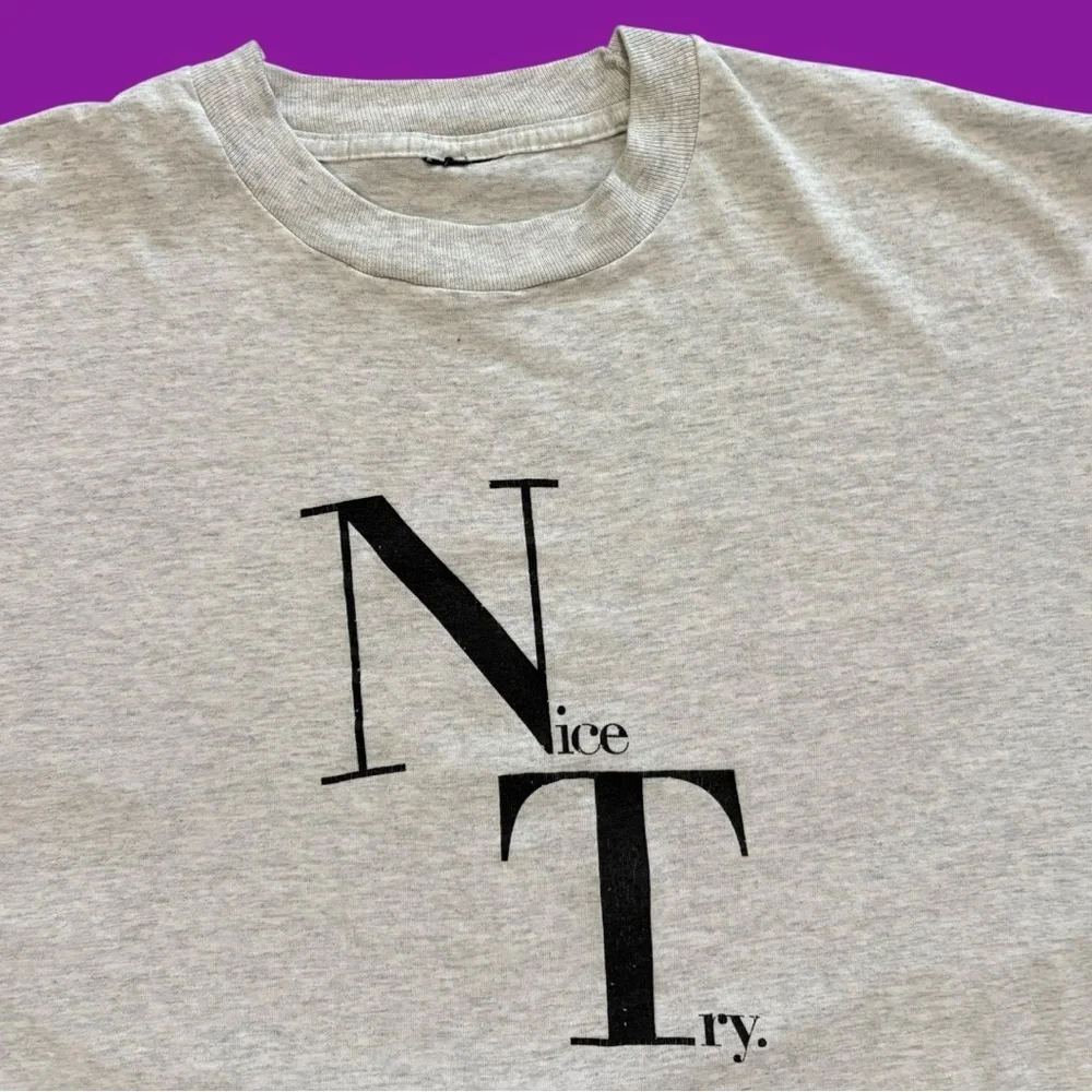 90s IBM “Nice Try / OS/2” Promo Tee